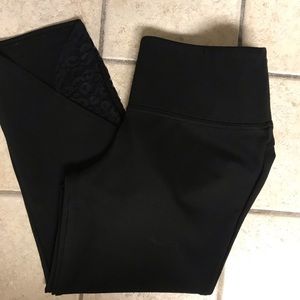 Nygard Black Capri with Lace Medium (10-12)